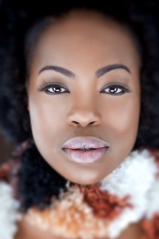 Female model photo shoot of Queenivette in Atlanta Ga, makeup by AirBlush
