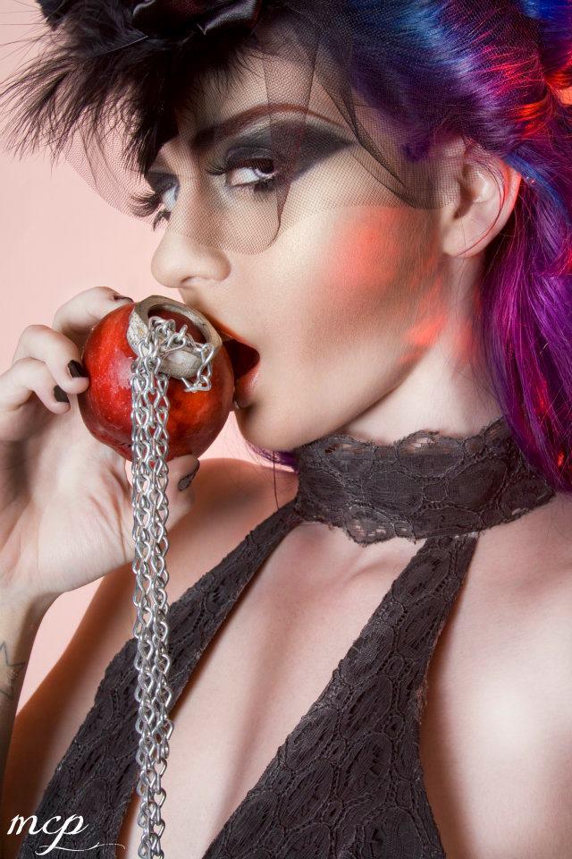 Female model photo shoot of The Glamorous MUA  and Chelsea Christian by Morgue Creation Photo, hair styled by Jahzel Montano, clothing designed by UntitledThoughts Design