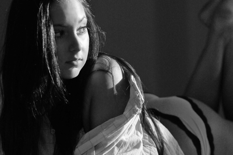 Female model photo shoot of Ashley_MZ by Paul Brassard