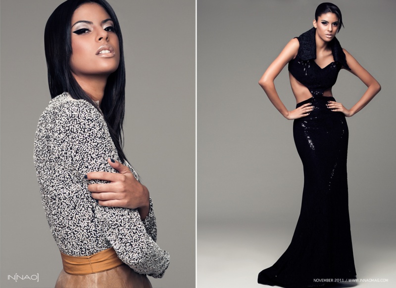 Female model photo shoot of Naomy Quinones, makeup by Aisha Naomi