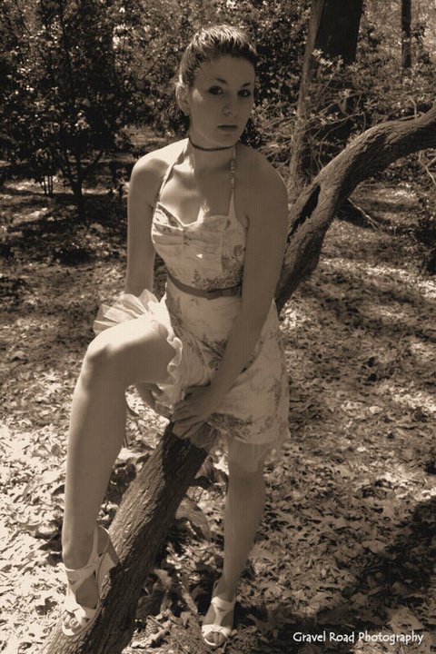 Female model photo shoot of Anastasia Morrow in Botanical Gardens, Norfolk, VA