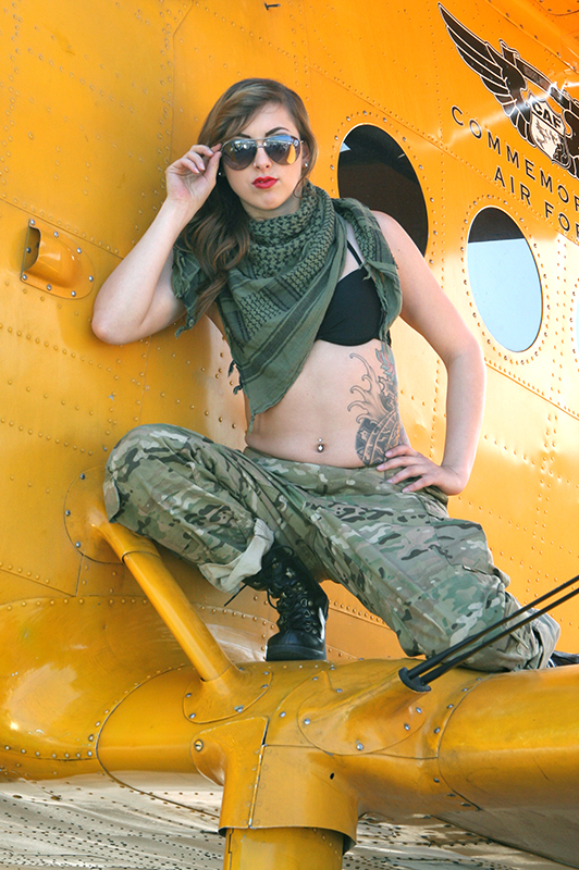 Male and Female model photo shoot of LL Photography and Andrea Dobkin in Cable Airshow