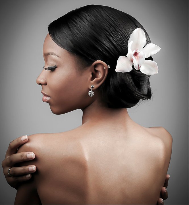 Female model photo shoot of Jennifer Cullins by Al Rodriguez , hair styled by MariaLicari