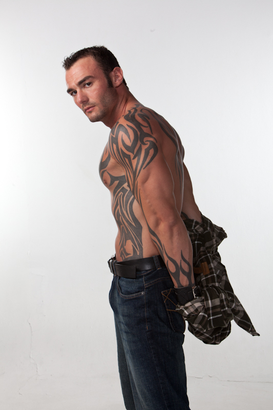 Male model photo shoot of Caden Johnson by Light and Shadow Studio