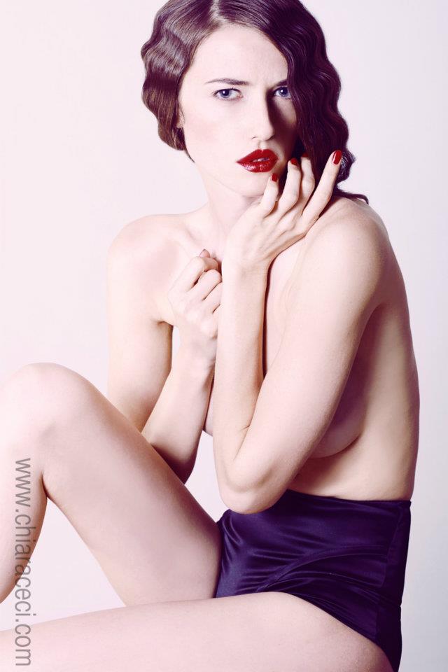 Female model photo shoot of INNA MAKE-UP ARTIST in barcelona