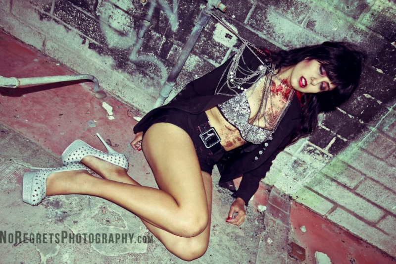 Female model photo shoot of Khainsaw by No Regrets Photography in Tucson, AZ