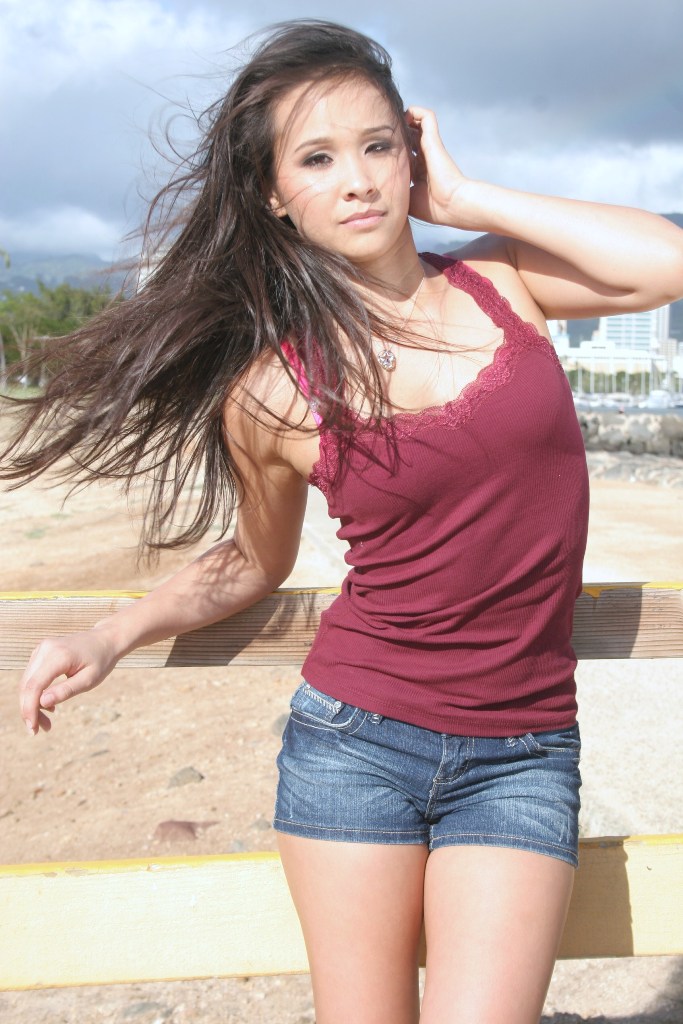 Female model photo shoot of kapuaokolea in Honolulu, HI