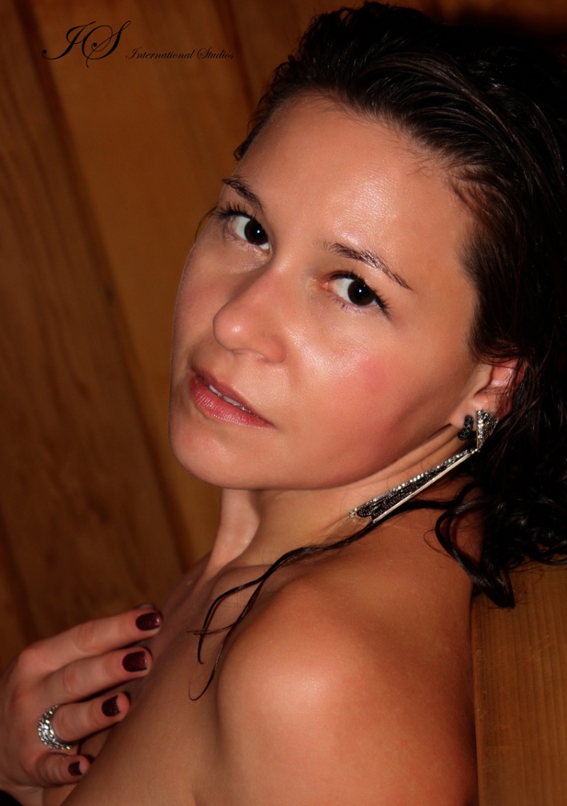 Female model photo shoot of LWFlorida by Euro Studio in Sauna