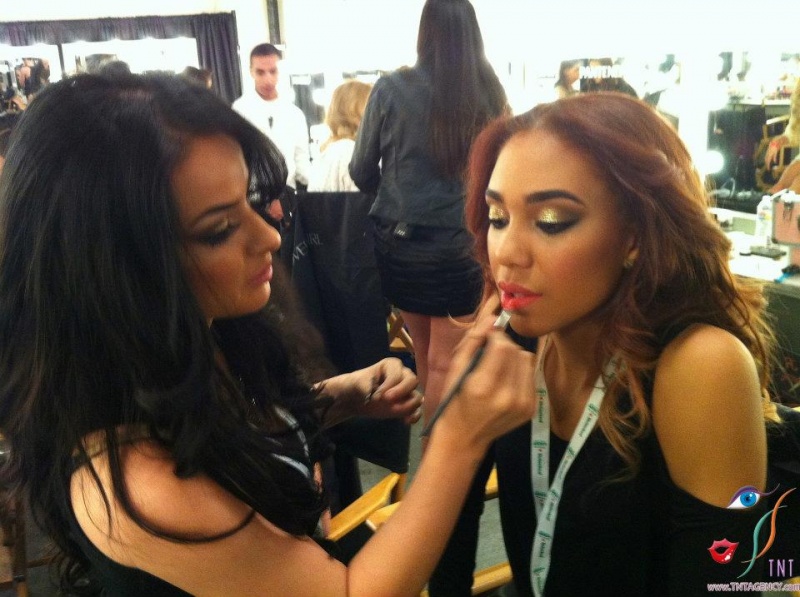 Female model photo shoot of Makeup By Dee in Las Vegas 2011 Latin Grammys