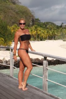 Female model photo shoot of iBentley in Bora Bora, French Polynesia