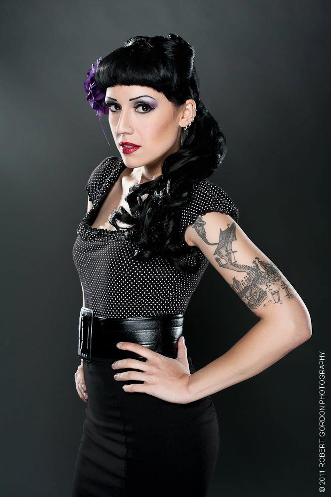 Female model photo shoot of SK Faceworks Makeup and FallenAngel529 by G Photo in GO Photography Studio