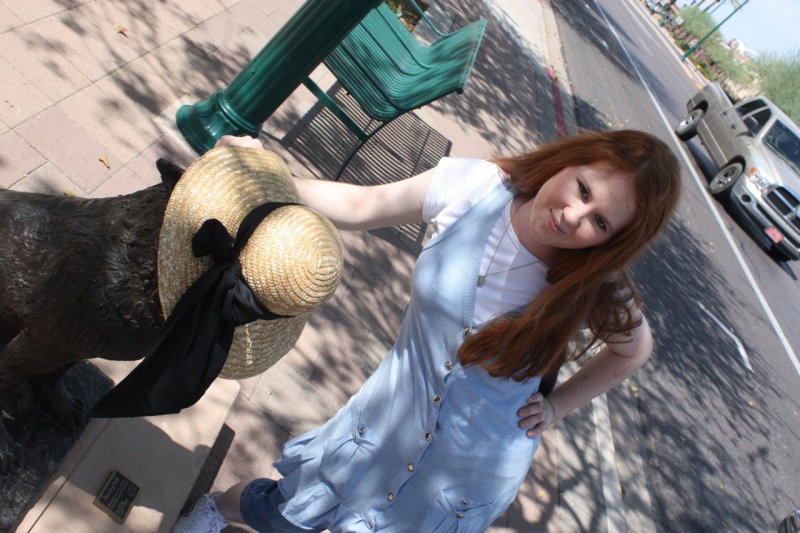 Female model photo shoot of Jaylee Kriselle in Main St. Mesa, AZ