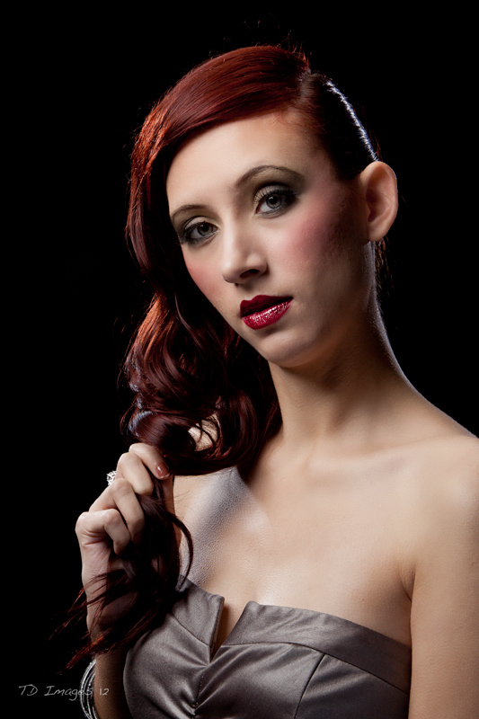 Female model photo shoot of BrittanyJade by TD Images in Port Coquitlam, BC, makeup by Carolina-Jean