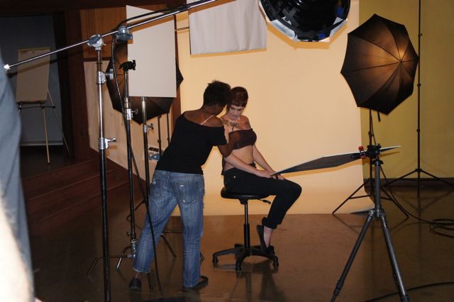 Female model photo shoot of Anita Marie Pedford in Aveda Institute Dallas