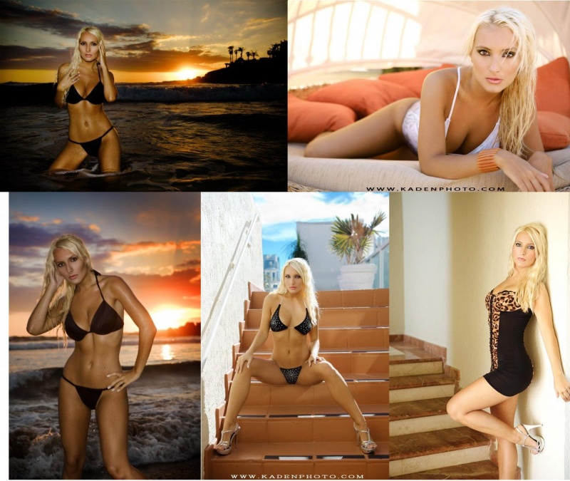 Female model photo shoot of Casey K in From top left:Cabo, LA. From bottom left: Cabo, Miami, Cancun