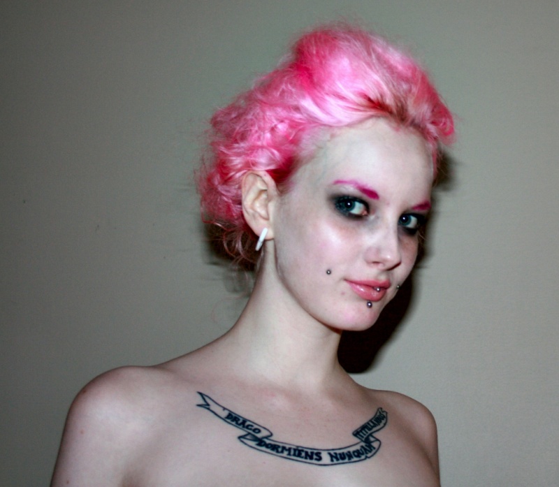 Female model photo shoot of Lavender Pink