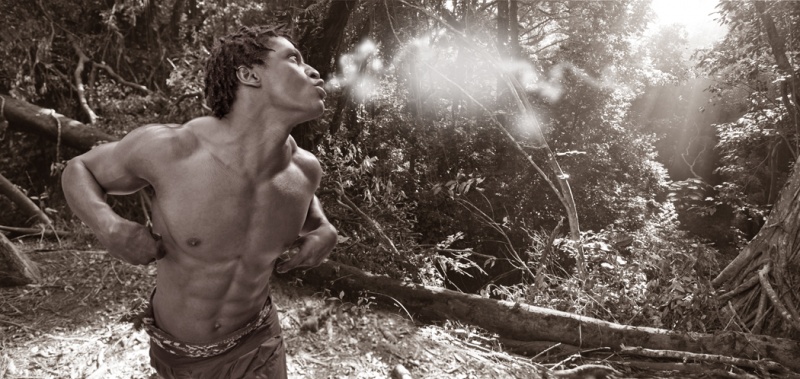Male model photo shoot of David B Smith and philbroux in Nu'uanu Rainforest, Oahu, Hawaii