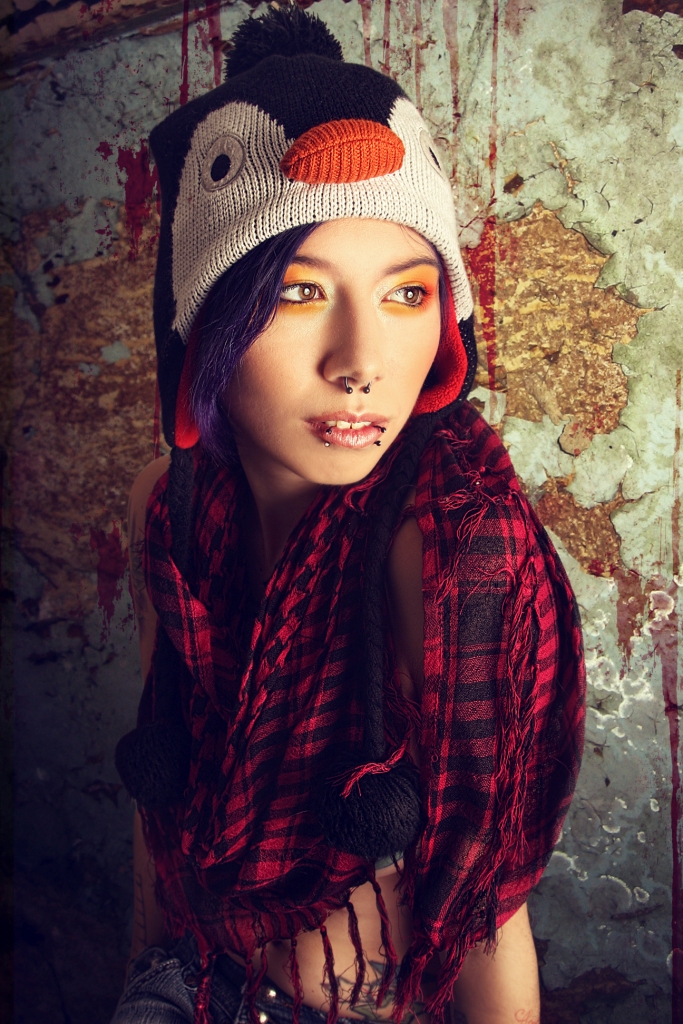 Female model photo shoot of Verona Fink by JM Studios, makeup by JM  Artistry