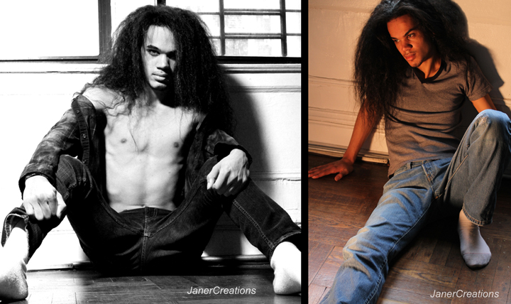 Male model photo shoot of Jason Khimera by janercreations
