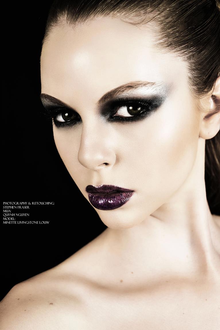 Female model photo shoot of Q MakeupArtist by Esteban Fraser