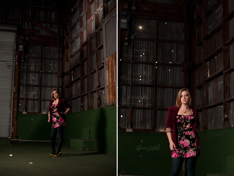Female model photo shoot of Jordan Weiland  in Warehouse, Auburndale, FL
