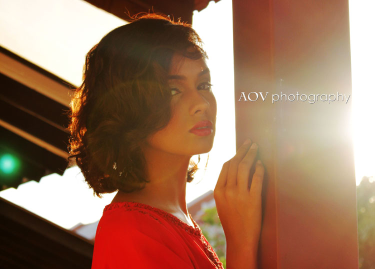 Female model photo shoot of AOV