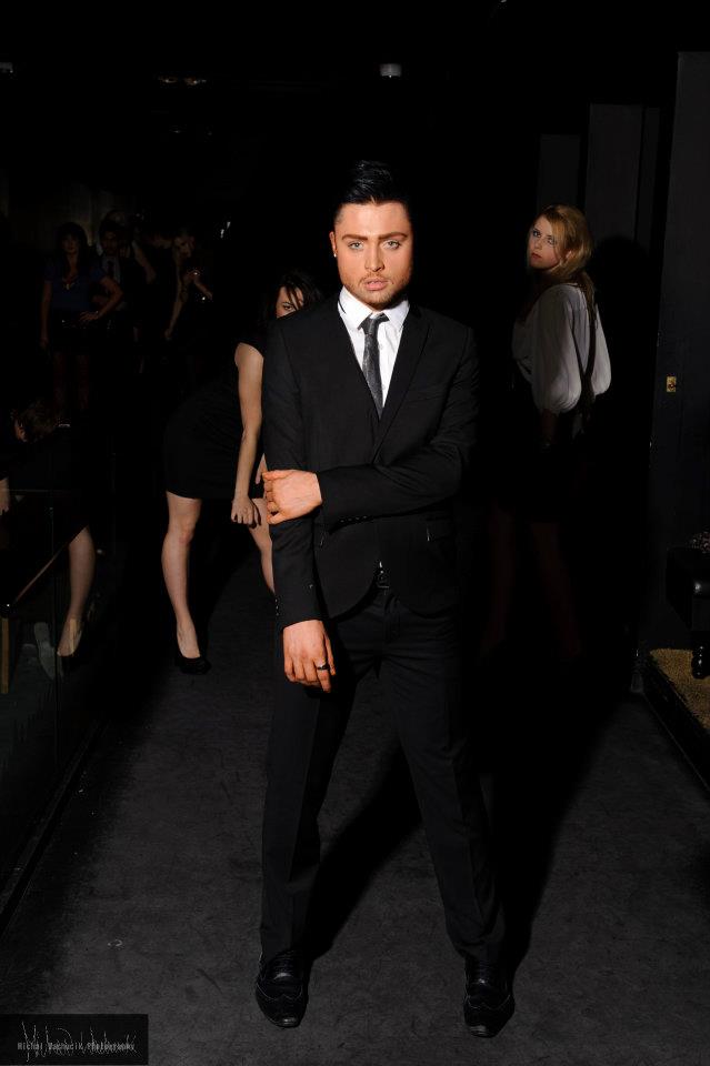 Male model photo shoot of Ross_Sutherland in Aurm Nightclub