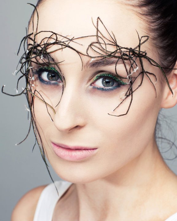 Female model photo shoot of Tamara Gitter Make-up in London