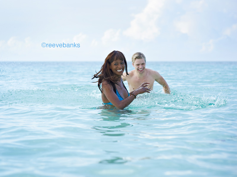 Male and Female model photo shoot of Chris Reeve and Kayko Andrieux in Grand Bahamas