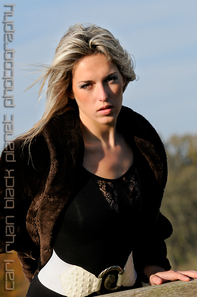 Female model photo shoot of Sally H in Ogmore Castle