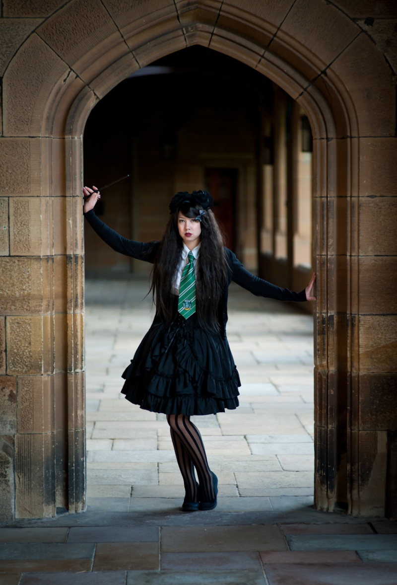 Female model photo shoot of Lolita Cupcake by LittleRaven Photography in Usyd, Sydney