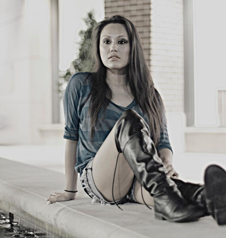 Female model photo shoot of Cerlyn T in Houston, TX