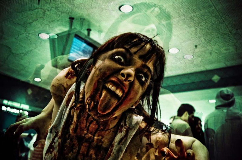 Female model photo shoot of Gogo Zombie