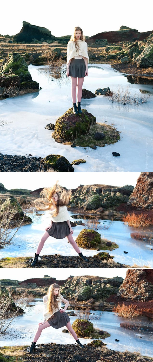 Female model photo shoot of Hjordis Bjorg by brittneymc in Red Hills, Iceland.