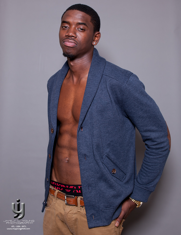 Male model photo shoot of Olajuwon Ajanaku in Downtown Atlanta