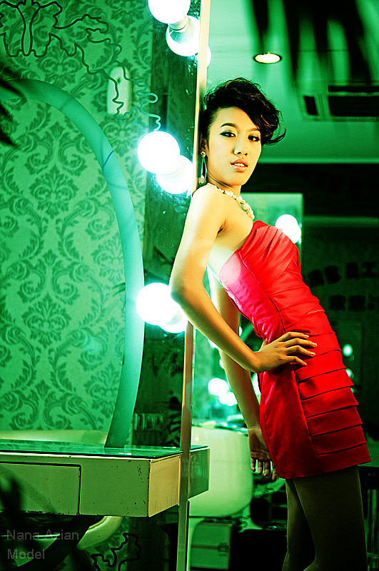 Female model photo shoot of Nana azian