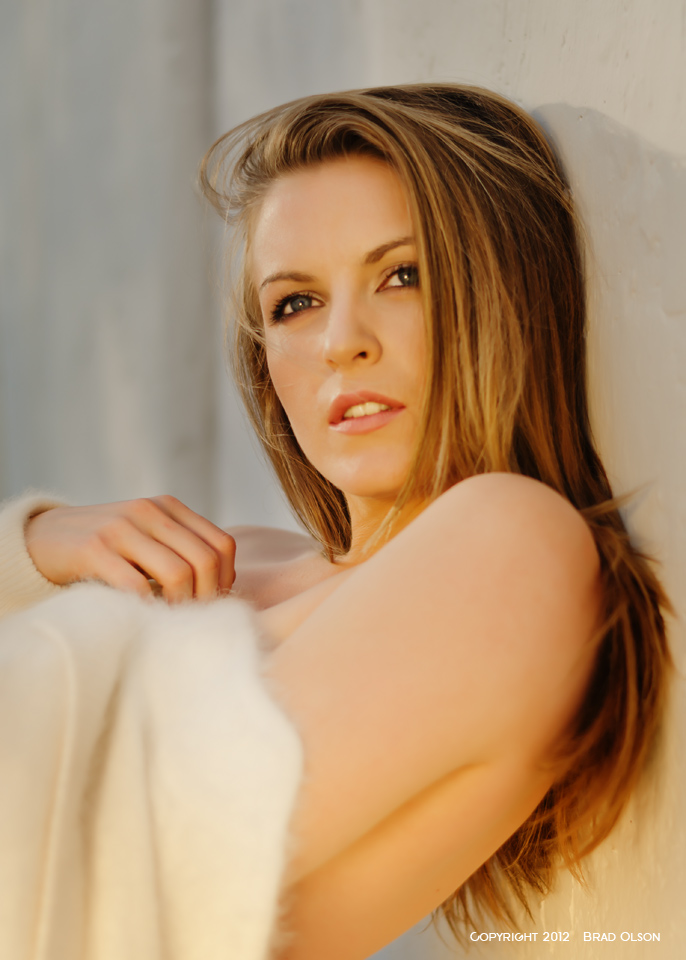 Female model photo shoot of Morgan Kellar by Brad Olson, makeup by Dori Randall