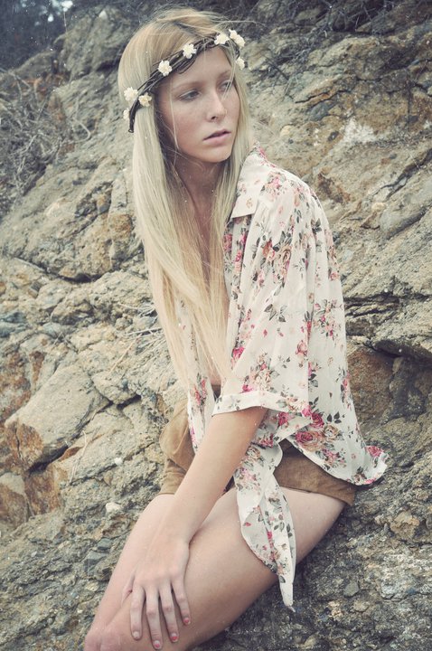 Female model photo shoot of Effy Fischer in Laguna Beach