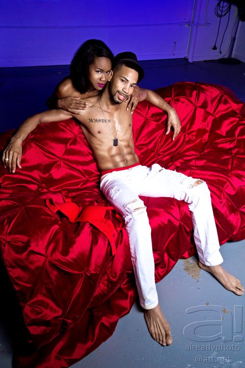 Female and Male model photo shoot of Litifah and Marc Moten