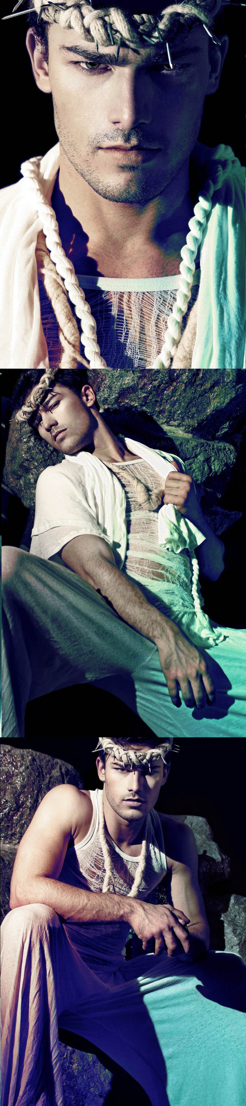 Male model photo shoot of Enzo Mondejar in Vivere Suites