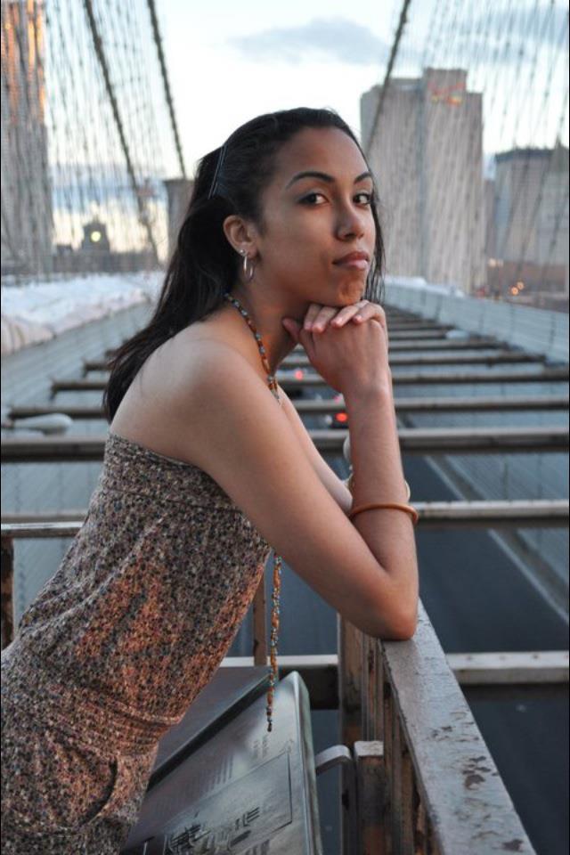 Female model photo shoot of Seraida Ali in Brooklyn Bridge, NY