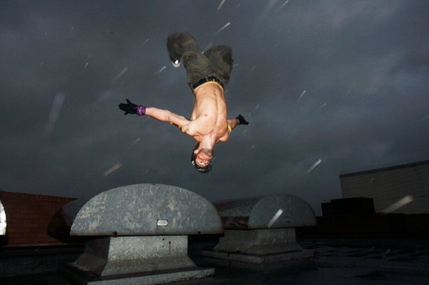 Male model photo shoot of John OGrady in roof top