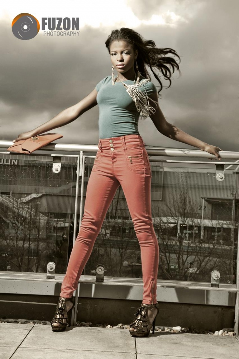 Female model photo shoot of Ajayy in Roof Top East London