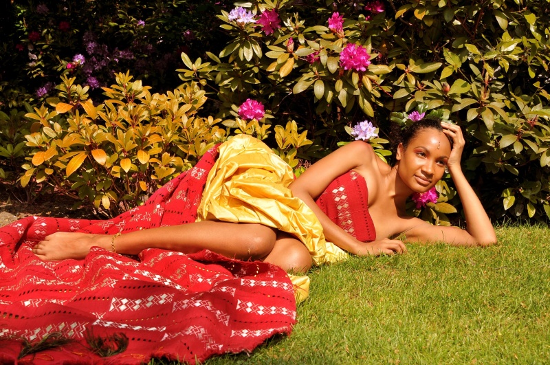 Female model photo shoot of Honey Malaolu in London