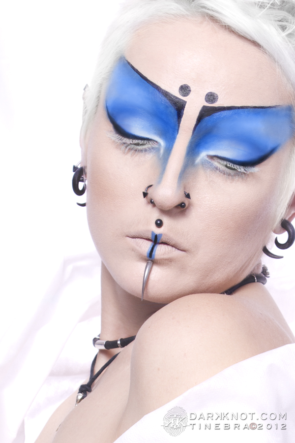 Female model photo shoot of Tinebra DARKKNOT, makeup by MUA TINEBRA