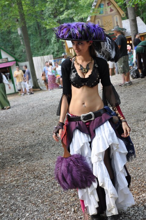 Female model photo shoot of Papillon Gray by Brother gus in Maryland Renaissance Festival