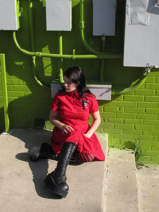 Female model photo shoot of BattyGoth in Austin Tx