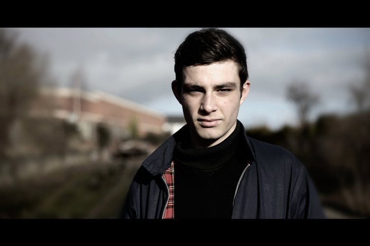 Male model photo shoot of Louis Rouemaine in Oswestry Railway Station.