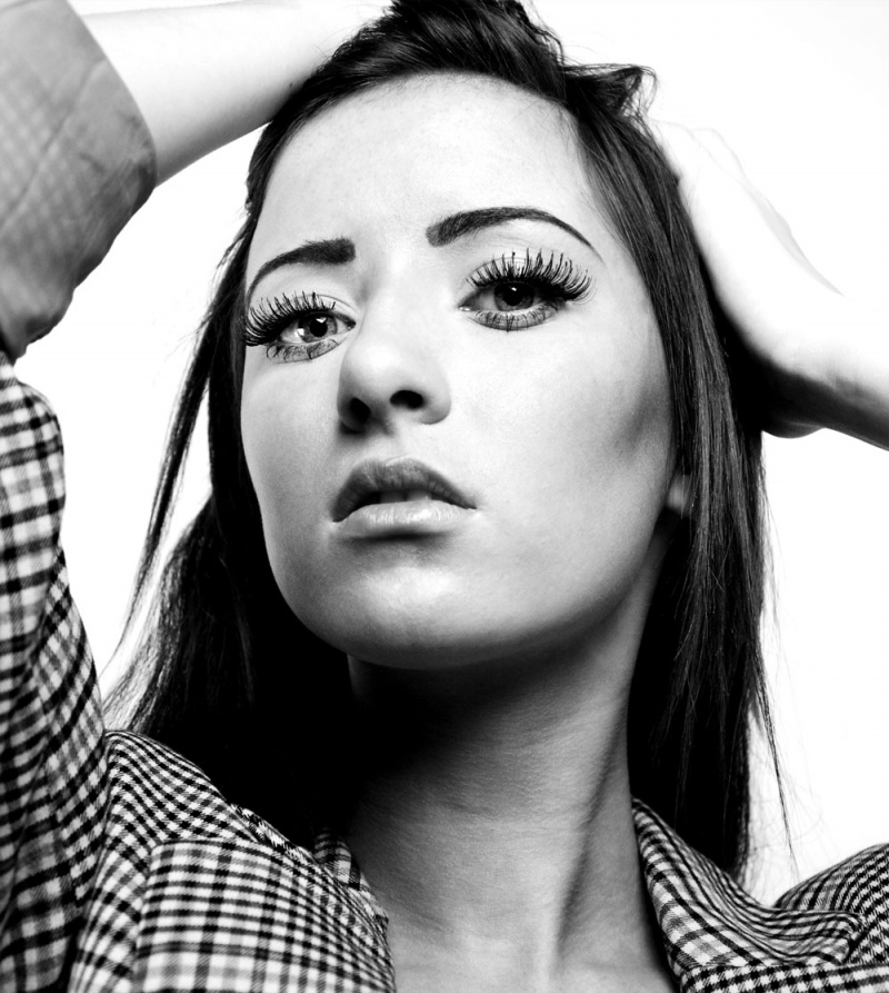 Female model photo shoot of Sasha Paige in Studio