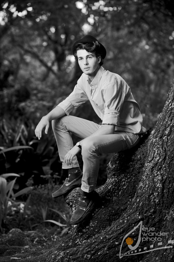 Male model photo shoot of Jonathan Wolf Dumas by EyeWanderPhoto in Houmas House Plantation and Gardens